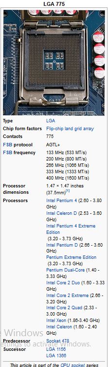 Lga 1156 processor on sale list